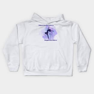 Reject Hustle Culture - Daydream More (Purple) Kids Hoodie